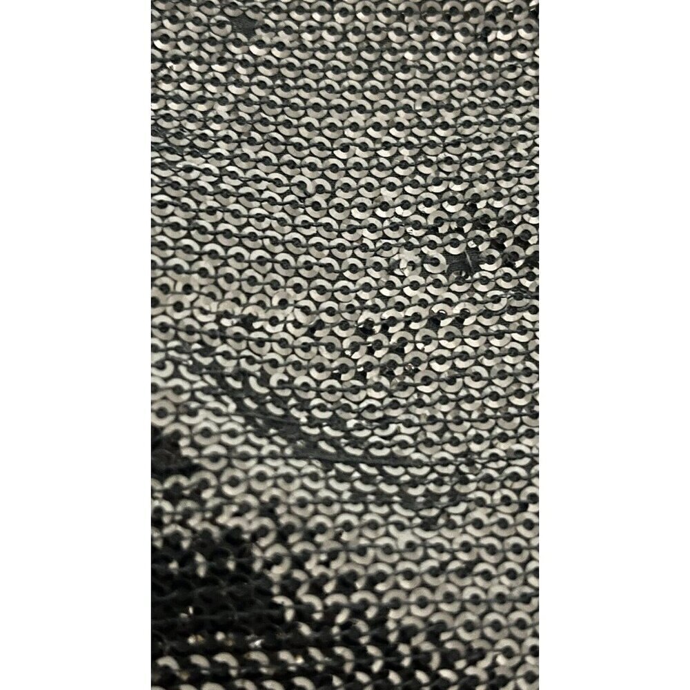 TopShop Women's Black Wide Leg Sparkling Palazzo Pants Size 8 - Picture 12 of 14